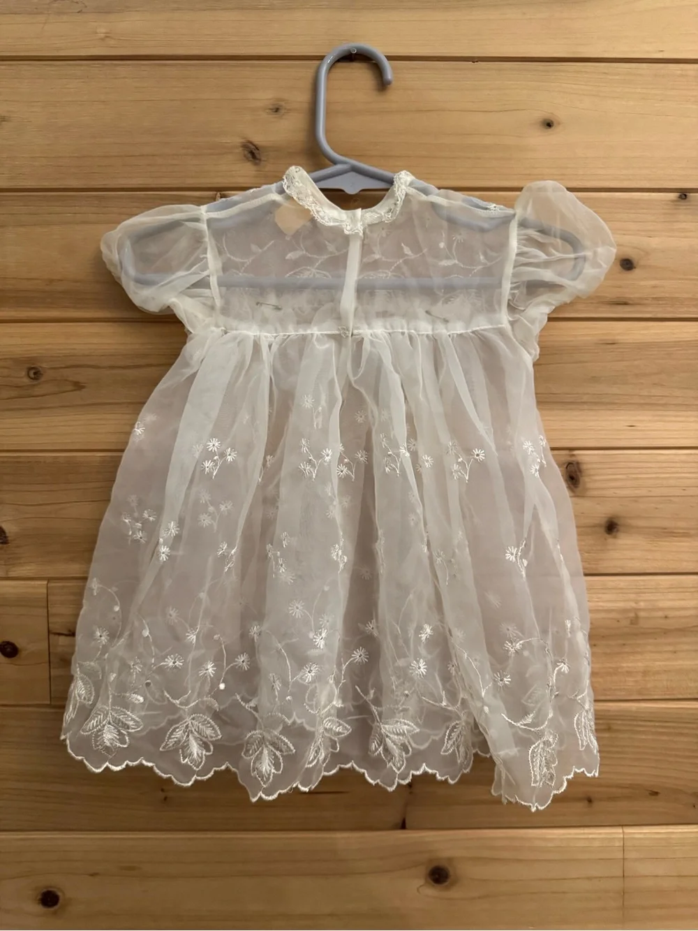 Vintage Carol Joy Baby Girl Dress Bundle White Lace Christening Baptism Coquette